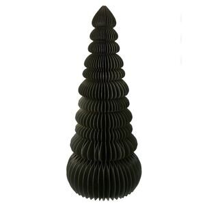 47” Tall Large Christmas Cardboard Tree Honeycomb 3D Green Dark New VTG Style